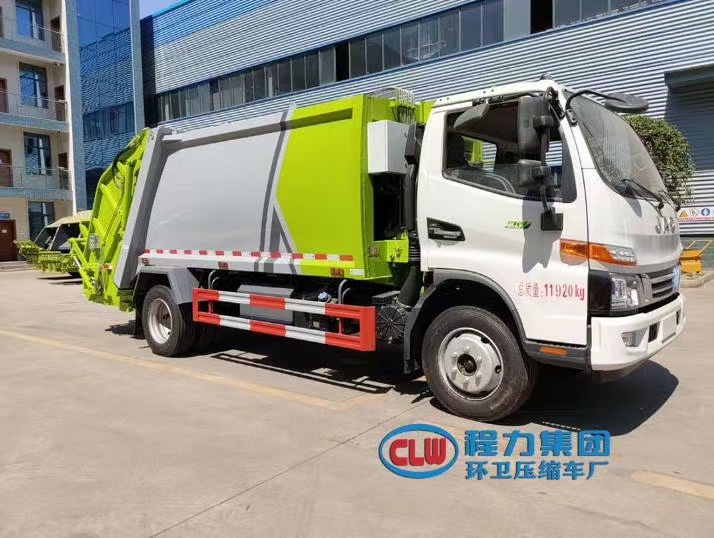 國六8立方江淮V7 壓縮垃圾車